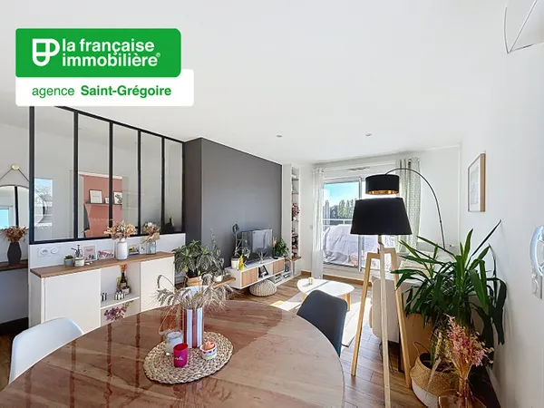 Appartement Saint Gregoire 3 pièce(s) 61.87 m2 meublé