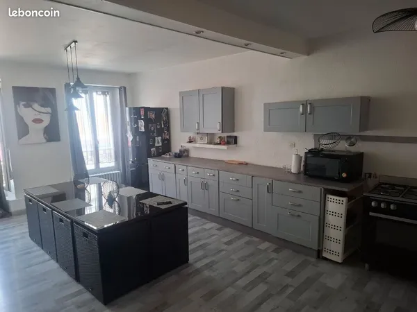Vend grand appartement plan pied