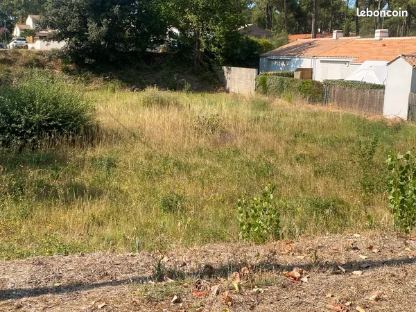 🌿 Terrain constructible de 591 m² - Fond de parcelle au calme - La Grière / La Tranche-sur-Mer