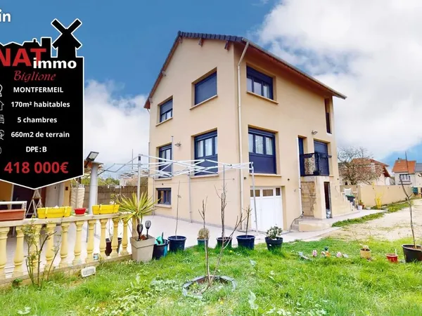 Maison 7 pièces 170 m²