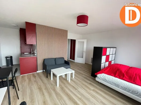 Studio 1 pièce 30 m²