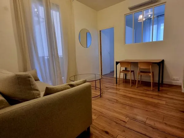 Location T2 meublé 36 m² rénové proche centre-ville