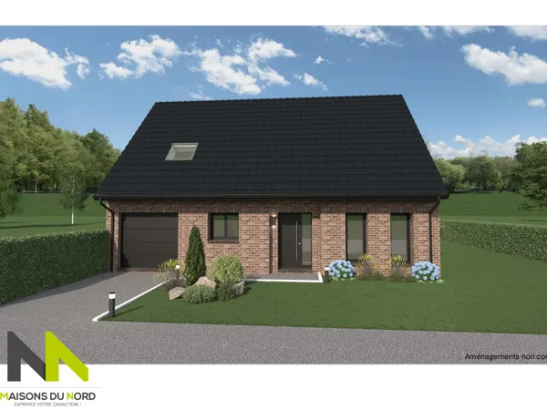 Terrain + maison 143 m²