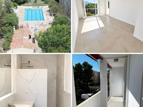 Appartement T4 balcon sud et Résidence avec piscine
