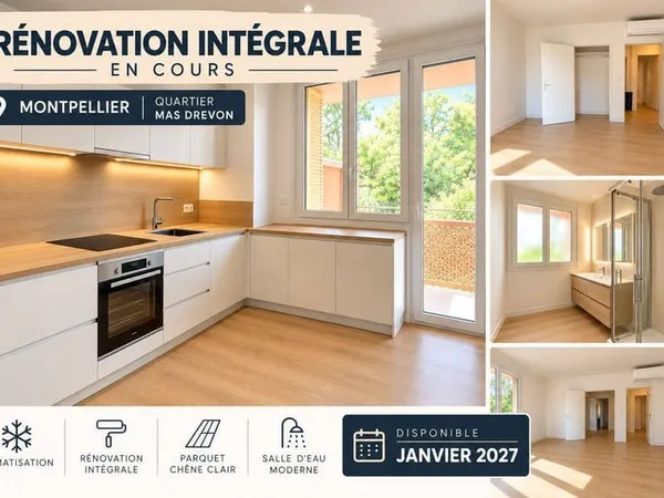 Appartement 3 pièces 55 m²