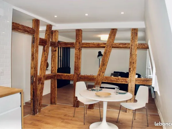Loué F2 meublé hyper centre rue des frères