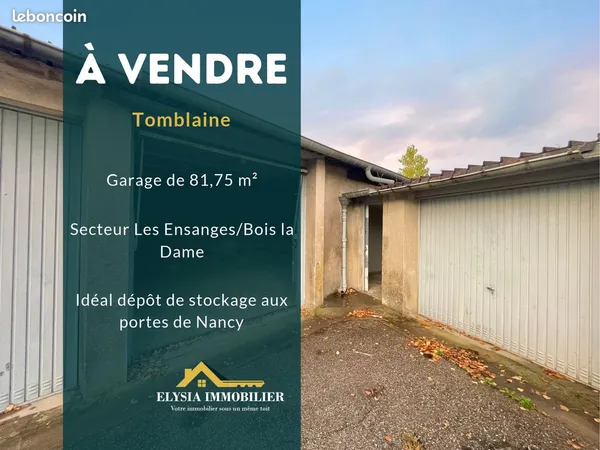 Parking/box 82 m² Tomblaine