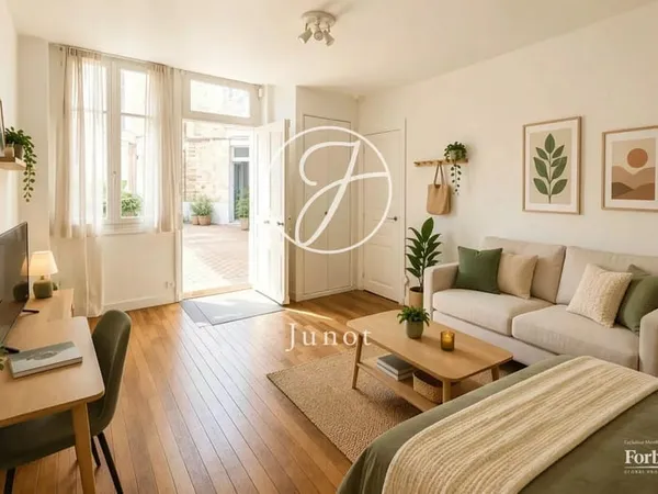 Paris 16e - AUTEUIL - Studio à vendre - 21,06m² Carrez - Rez-de-chaussée.