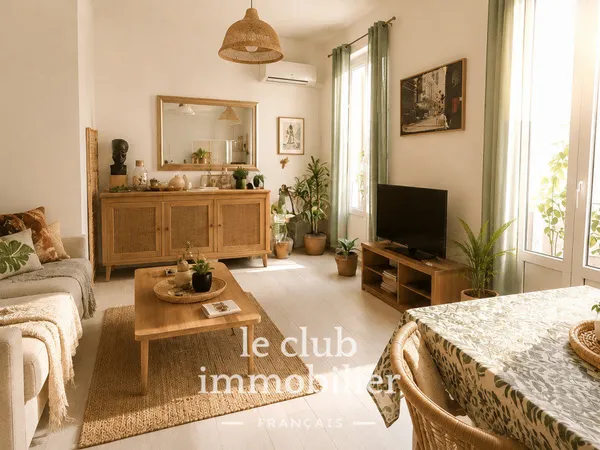 Grand T3+ Bureau et balcon