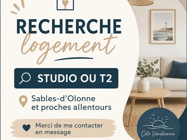 Appartement Location Les Sables-d'Olonne 1p 20m² 550€