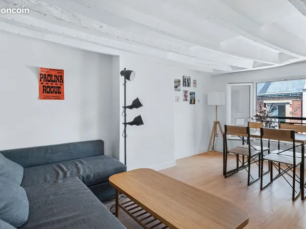 Vends appartement - 45,2 m² au sol / 38,8 m² carrez - Rue Fontaine Quartier Pigalle