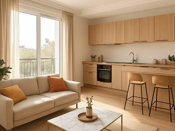Appartement 2 pièces 43 m²
