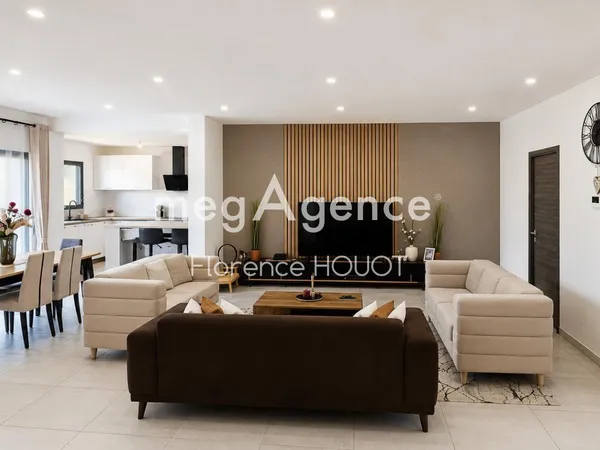 Maison contemporaine RE2020 de plain-pied