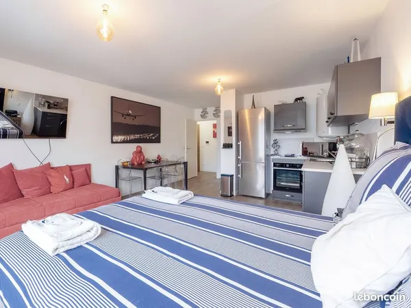 Appartement meublé une pièce de 30m²