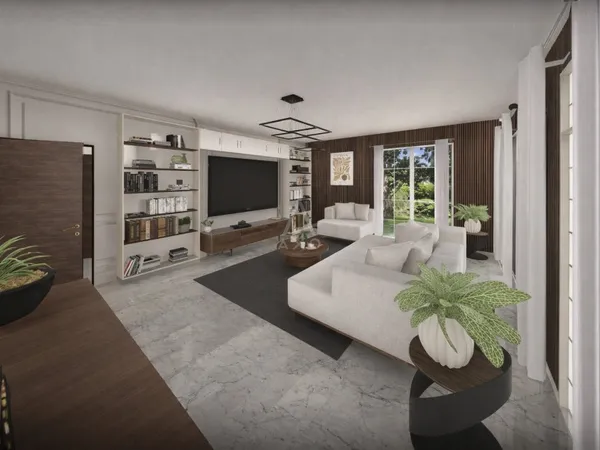 Appartement en rez-de-jardin 4 pièces 82 m²