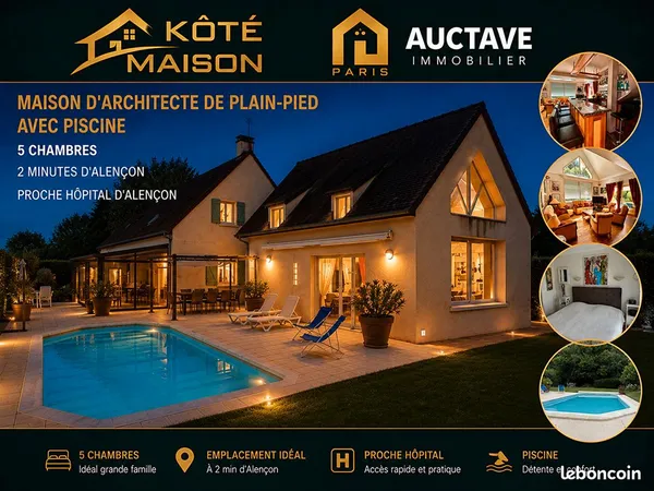 Maison 8 pièces 200 m²