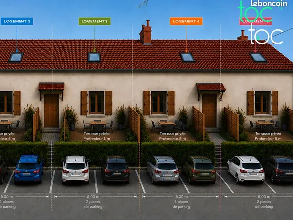 Duplex 3 pièces 45 m²