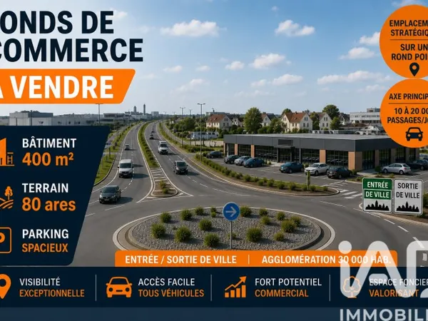Fonds de commerce 400 m²