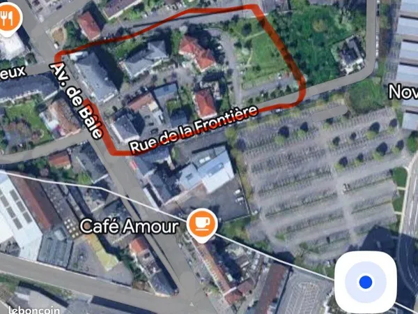 Parking saint-louis proche frontière