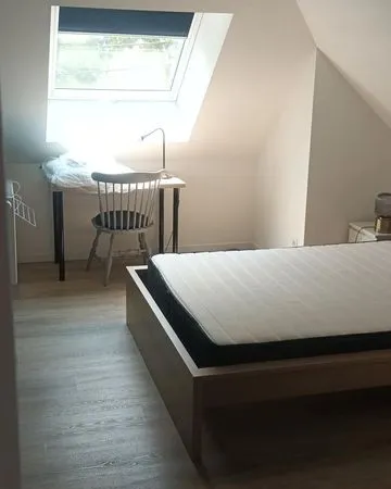 Chambre equipée meublée dernier etage