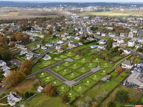 Terrain 436 m²