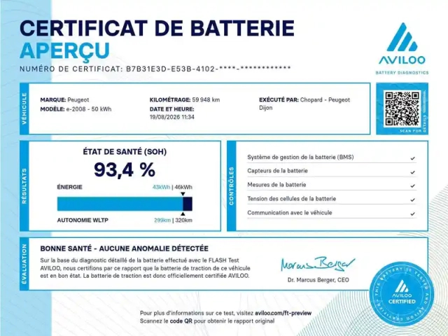 Peugeot 2008 electrique 136 ch