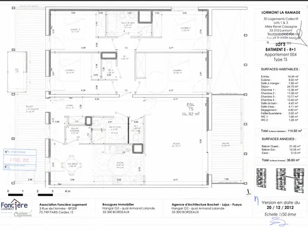 Appartement 5 pièces 115 m²