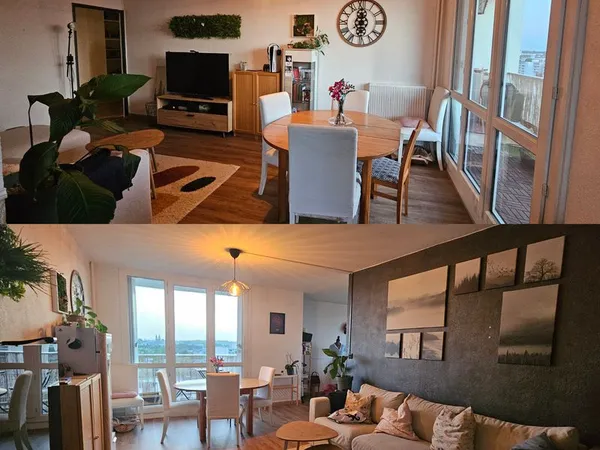 Appartement T4 rénové de 77 m²