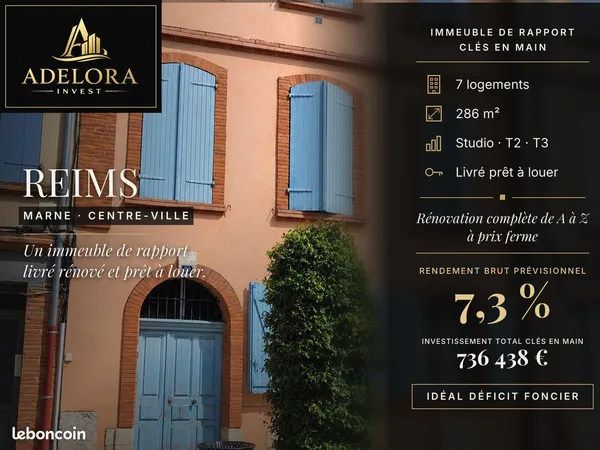 Immeuble de rapport 14 pièces 286 m²
