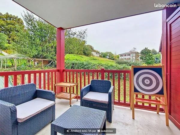 T3 de 58M² avec Terrasse à Herrixka Lore