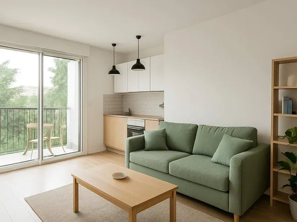 Appartement 2 pièces 46 m²