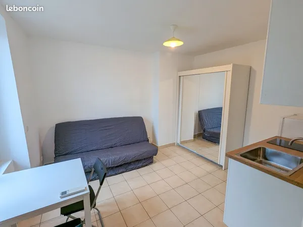 LINAS Studio meublé 1 pièce 17m2 avec climatisation / pompe à chaleur