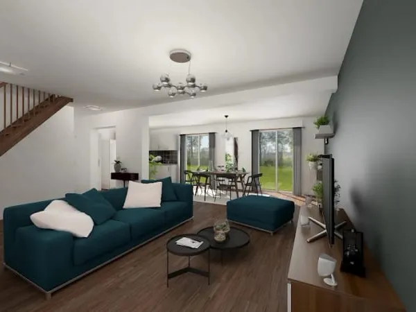 Maison neuve 6 pièces 124 m²