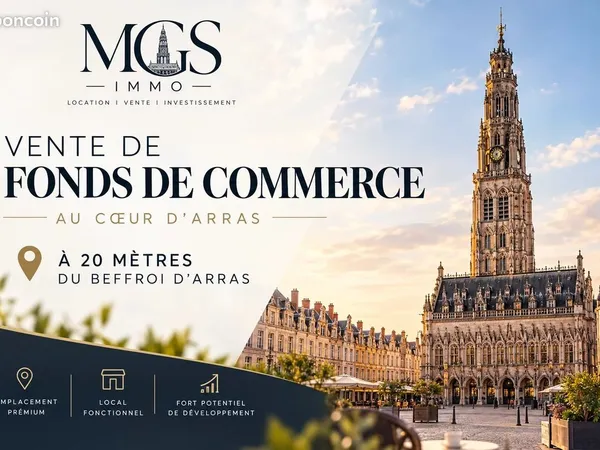 Fonds de commerce 120 m² Arras