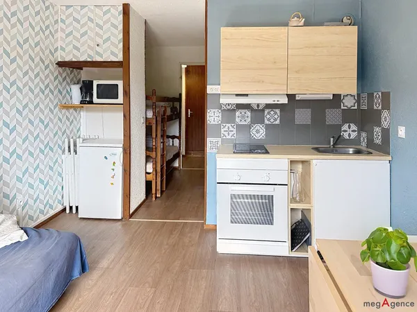 studio cabine de 25 m² vue dégagée plein sud