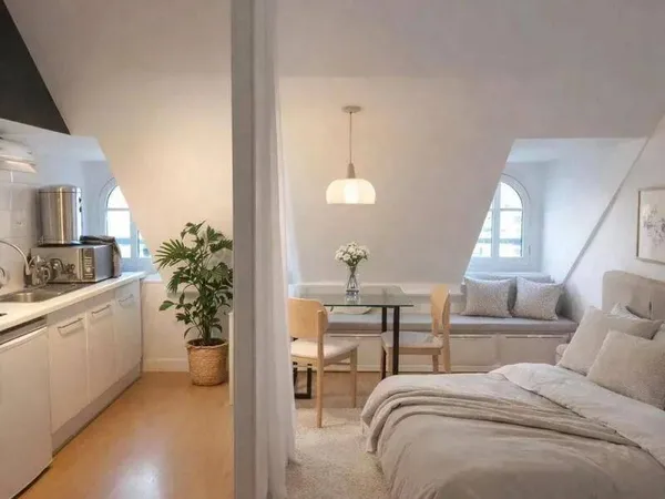 Studio 1 pièce 18 m²