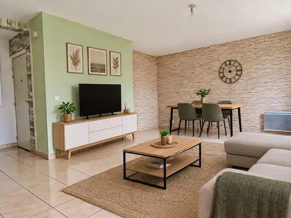 Groslay centre appartement 4 pieces 3 ch 2 pk sous-sol cave