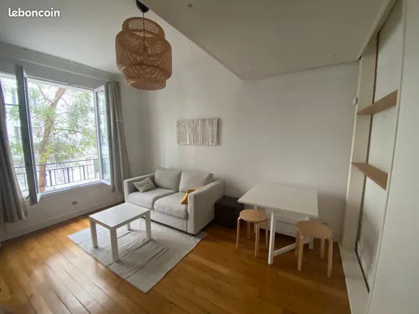 Studio meublé 21m2 Paris 13