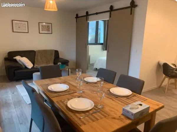 Superbe T3 meublé récent avec balcon 12 m² - Location annuelle Gérardmer