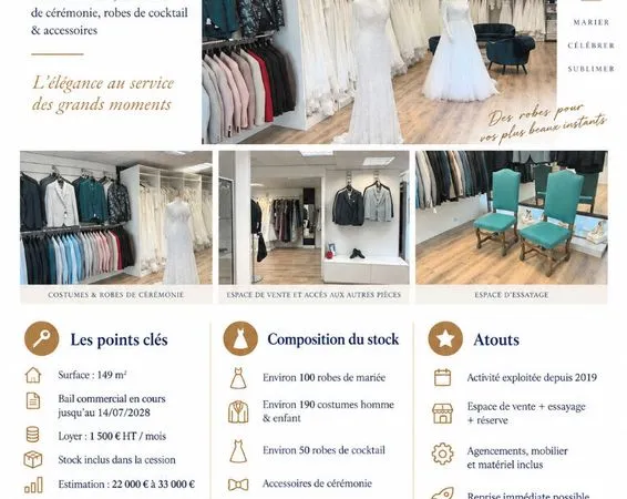 Fonds de commerce 149 m² ORANGE