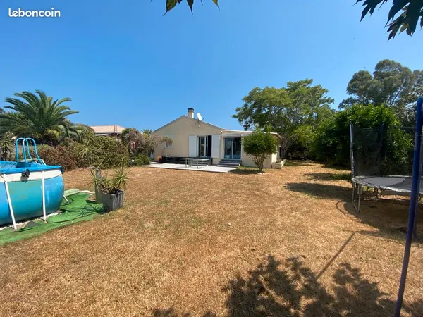Maison plain-pied 100 m2 - 4 chambres- Mer à 3 mn