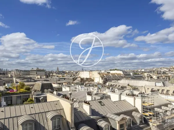 Paris 9e - DROUOT - Appartement - 52,15m² Carrez - 83,73 m² au sol - Dernier étage - Vue panoramique