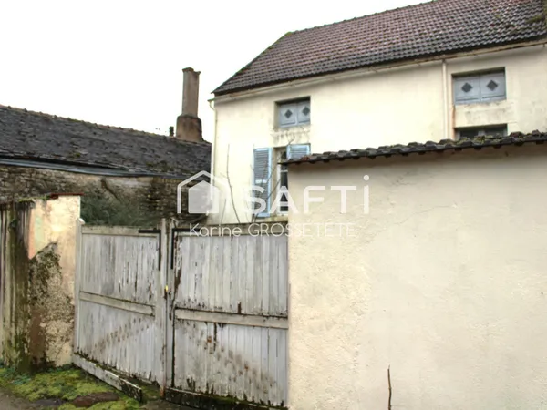Maison de 90m² avec cour fermée de 60m²