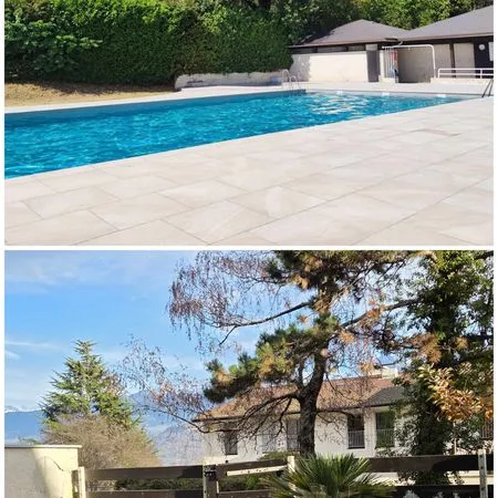 Studio 41 m² dans résidence de standing avec rez-de-jardin + garage + cave + parking + piscine