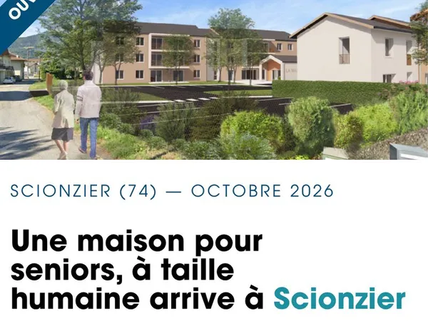 Centre Scionzier (74) - Colocation avec une autre personne au sein d'une Maison pour personnes âgées