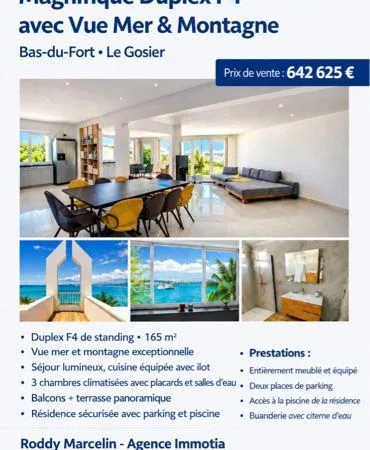 Magnifique duplex à vendre
