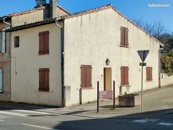 Maison T4 - Centre de Lévignac - 100 m² - Jardin 250 m²