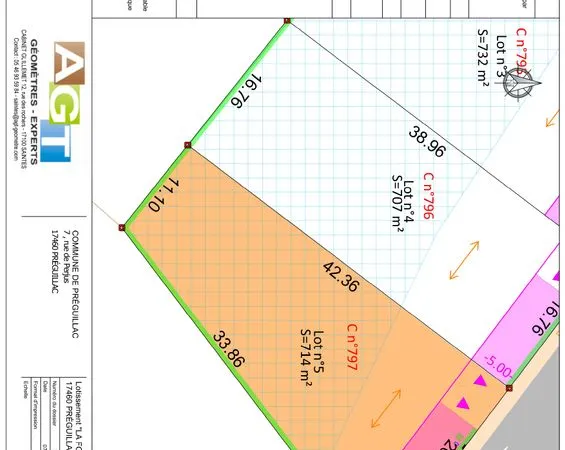 Vente de terrain à construire