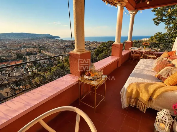 Parc Impérial – Villa de caractère avec vue mer panoramique