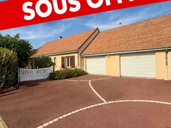 Maison Maison 111 m² + grand grenier ? Terrain 1173 m² sans vis-à-vis, double garage & clim